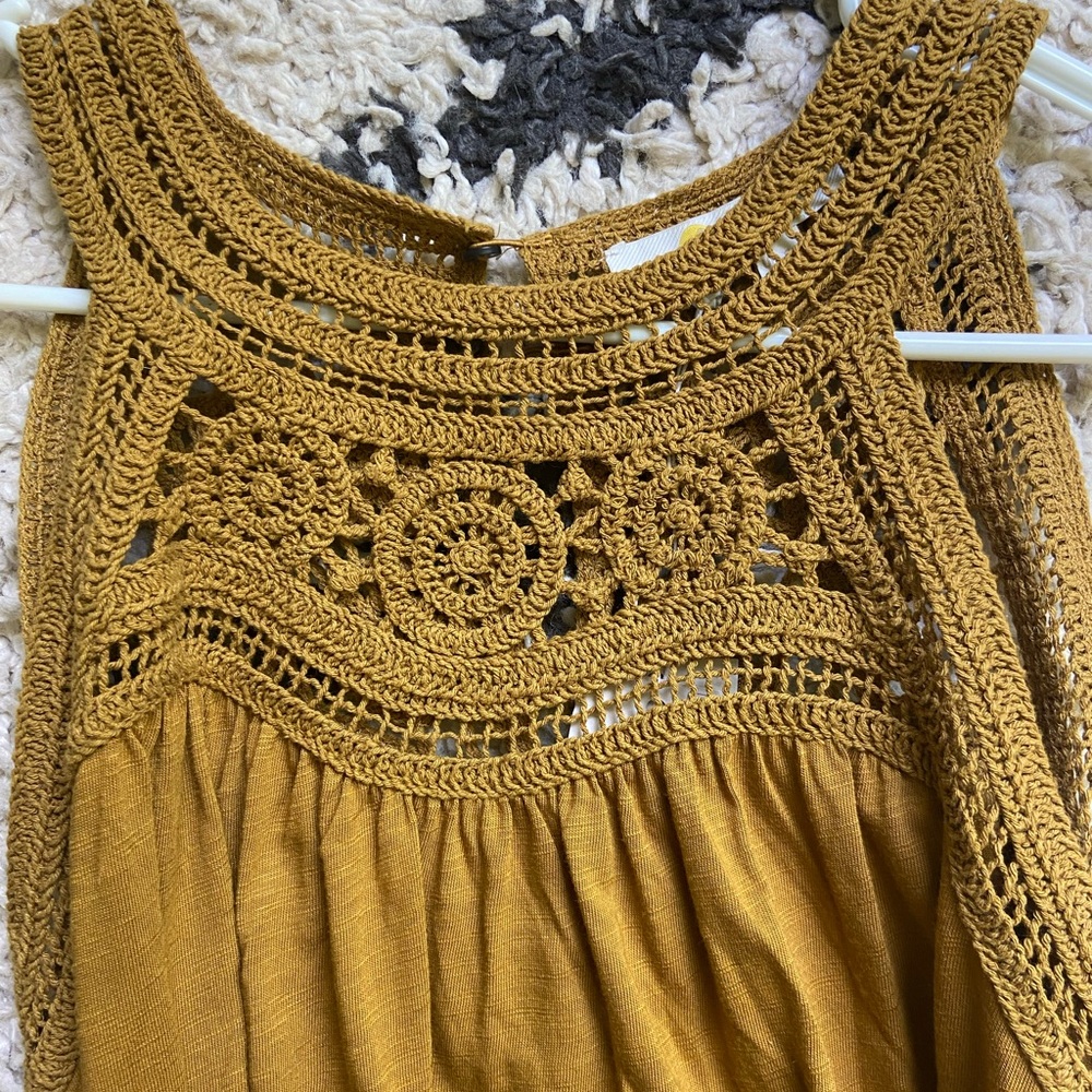 Boden musturd dress, size 4R. NWT